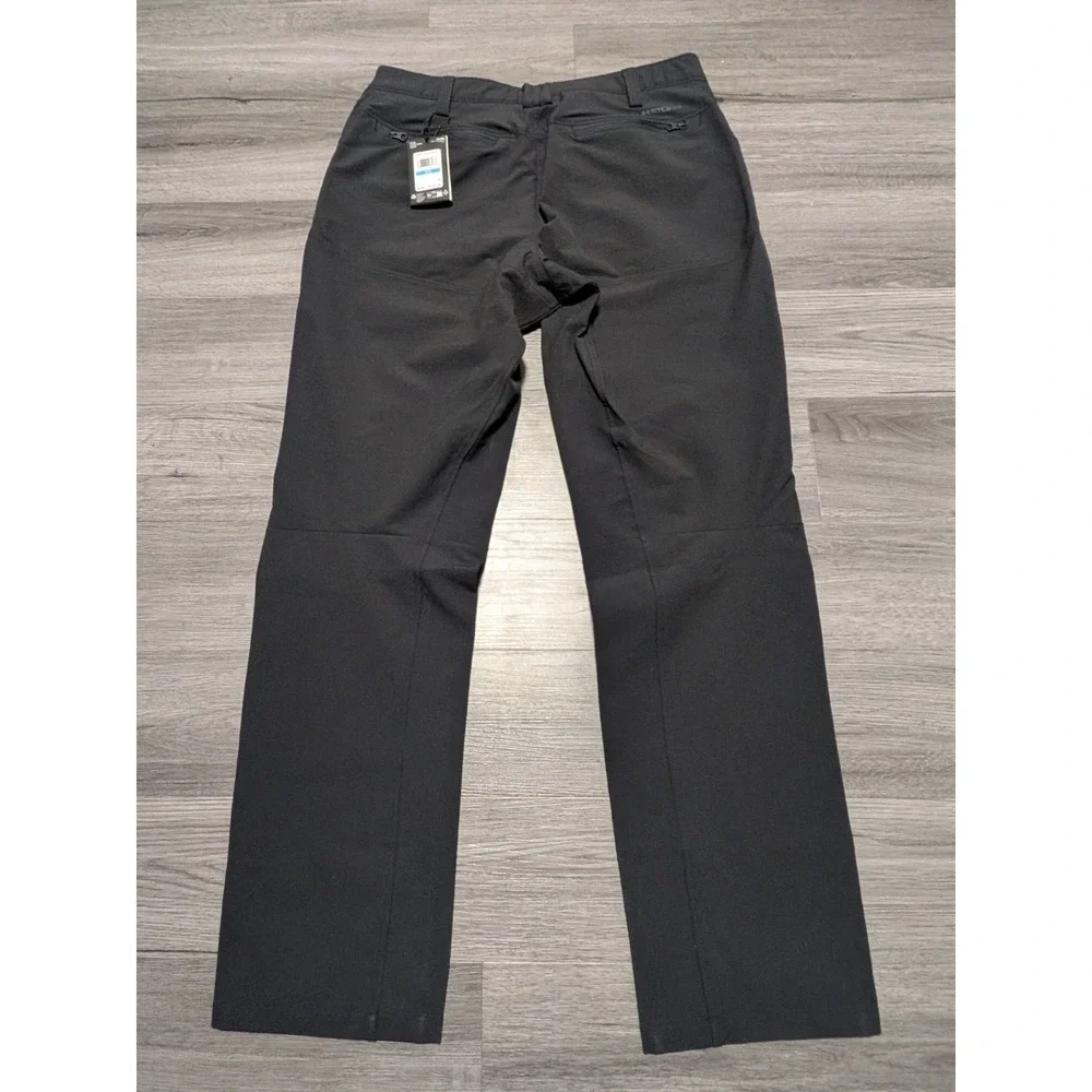 New‎ With Tag Under Armour Men's Black Storm Alpha Flat Front Pants Size 36x34